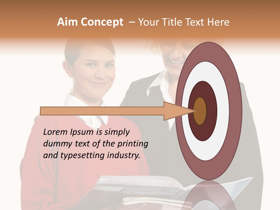 School Obedient Kid PowerPoint Template