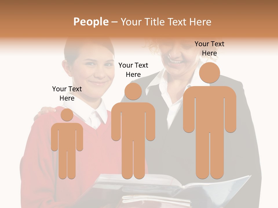 School Obedient Kid PowerPoint Template