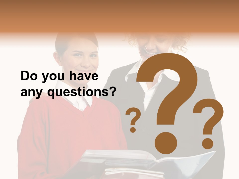 School Obedient Kid PowerPoint Template