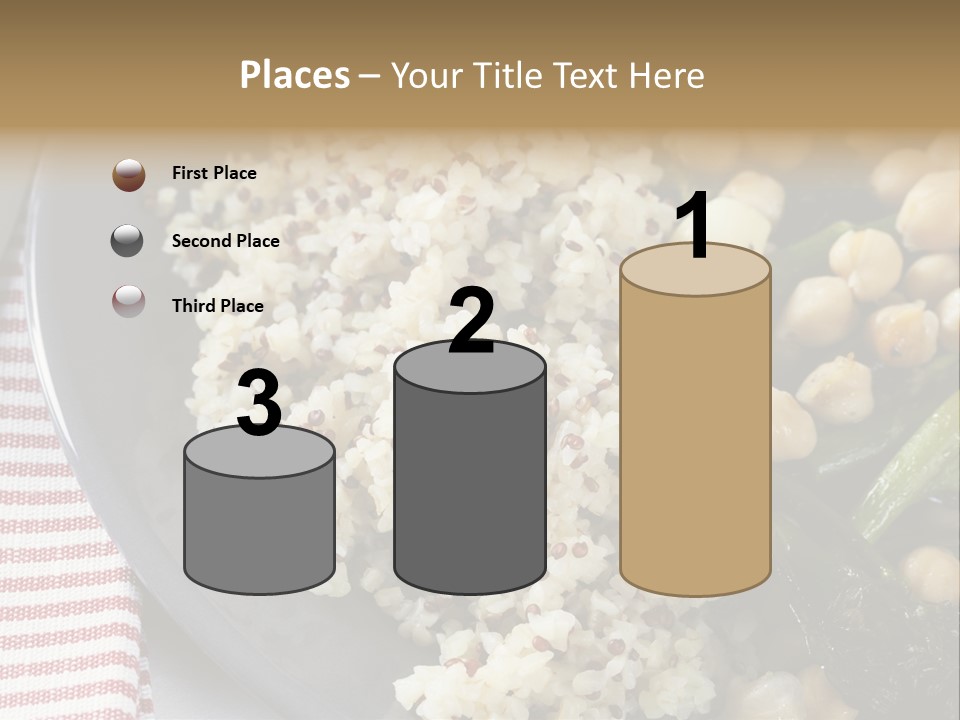 Vegetable Legumes Chick Peas PowerPoint Template