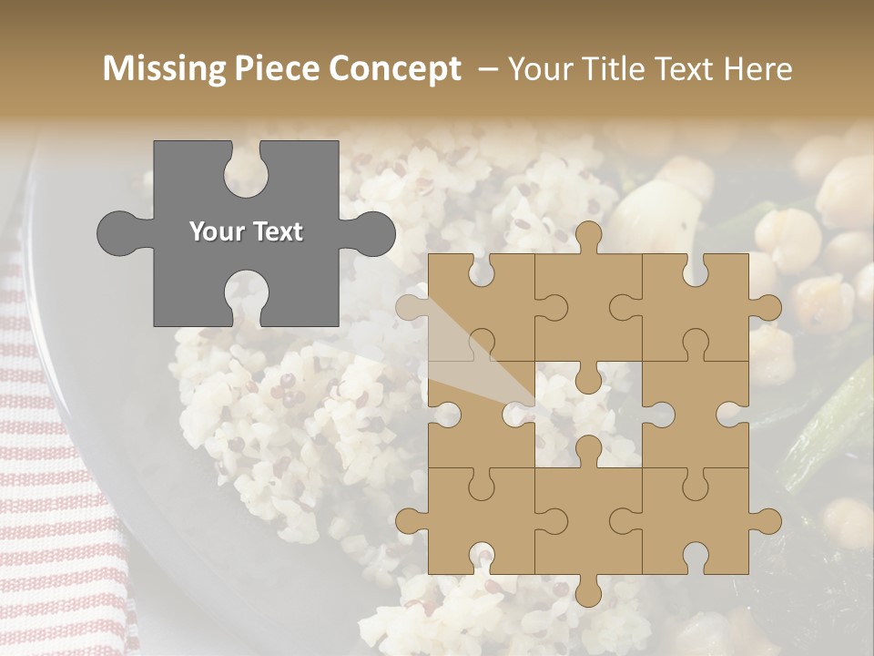 Vegetable Legumes Chick Peas PowerPoint Template