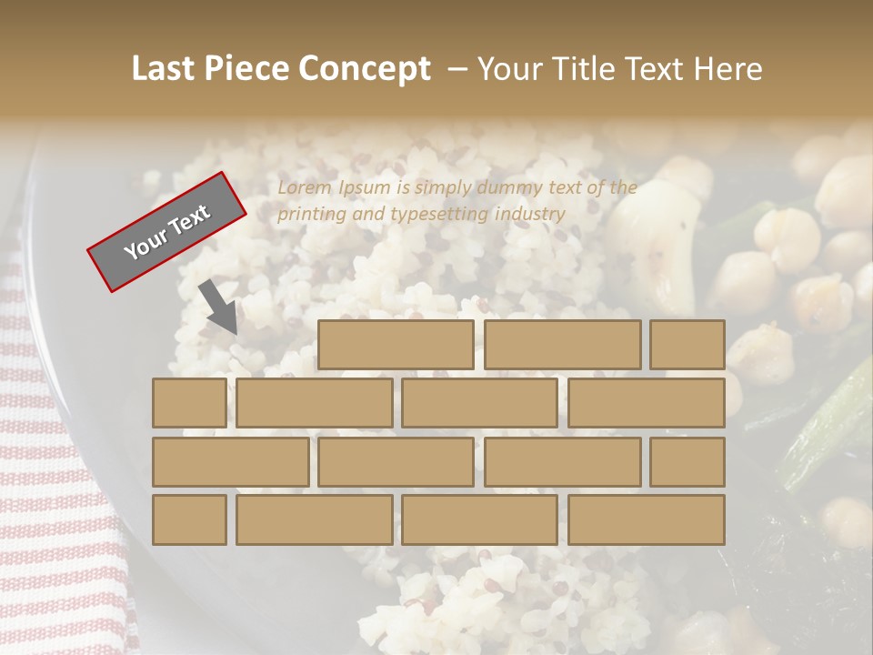 Vegetable Legumes Chick Peas PowerPoint Template