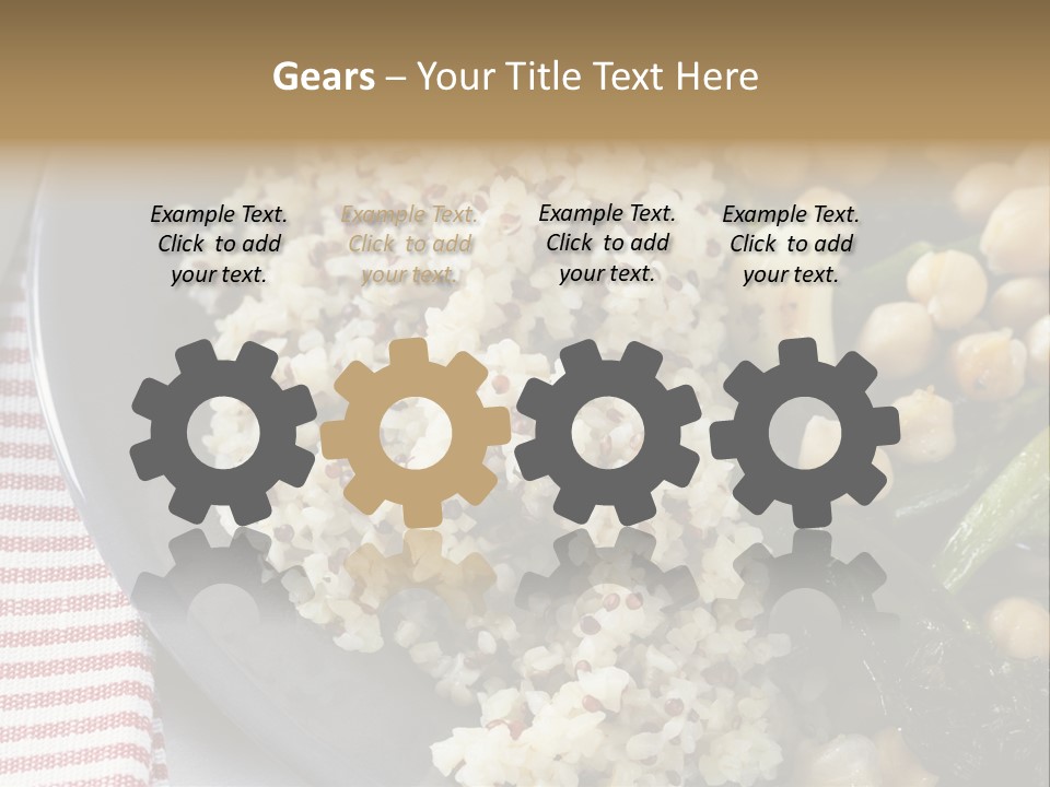 Vegetable Legumes Chick Peas PowerPoint Template