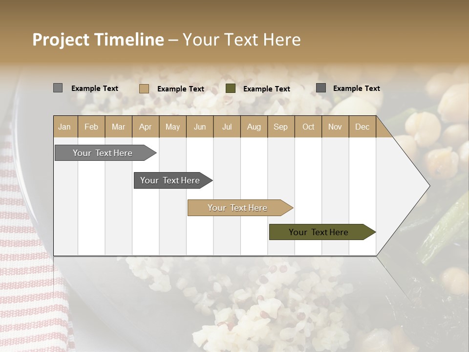 Vegetable Legumes Chick Peas PowerPoint Template