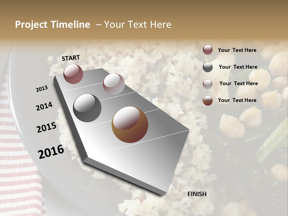 Vegetable Legumes Chick Peas PowerPoint Template