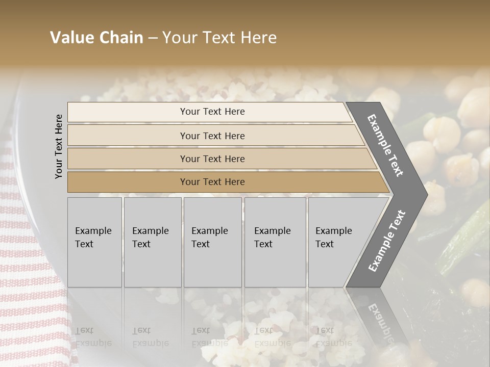 Vegetable Legumes Chick Peas PowerPoint Template
