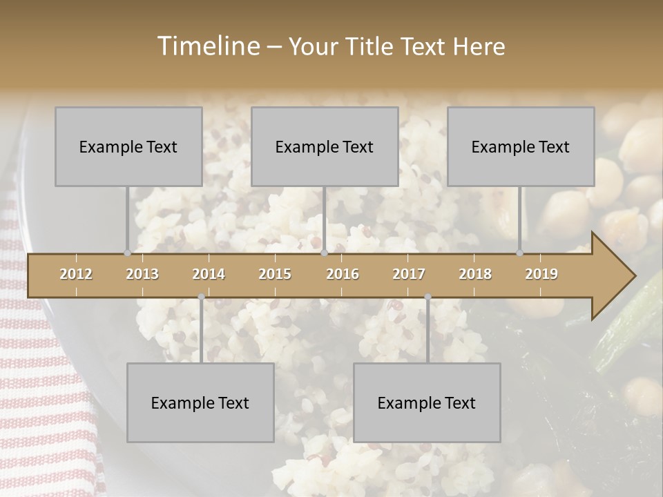 Vegetable Legumes Chick Peas PowerPoint Template