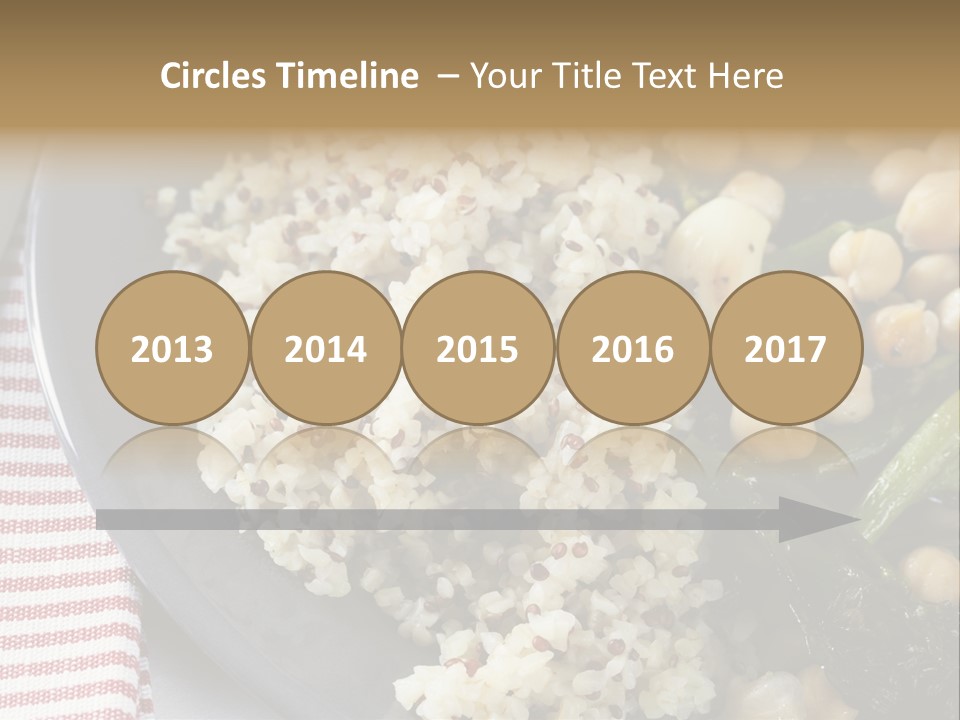 Vegetable Legumes Chick Peas PowerPoint Template