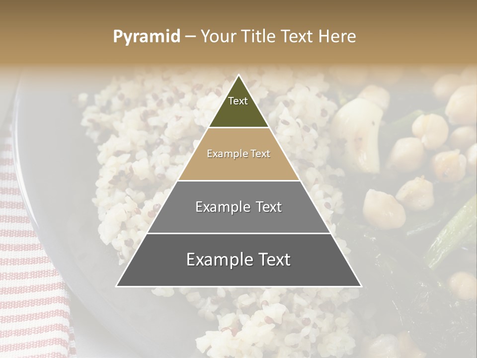 Vegetable Legumes Chick Peas PowerPoint Template