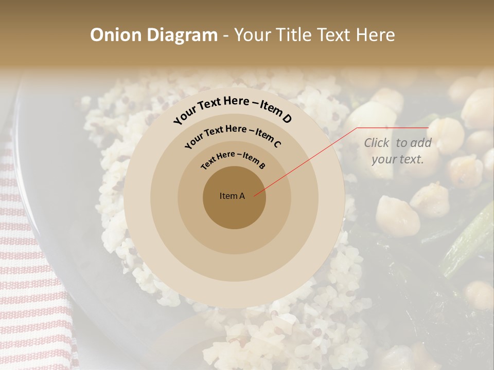 Vegetable Legumes Chick Peas PowerPoint Template