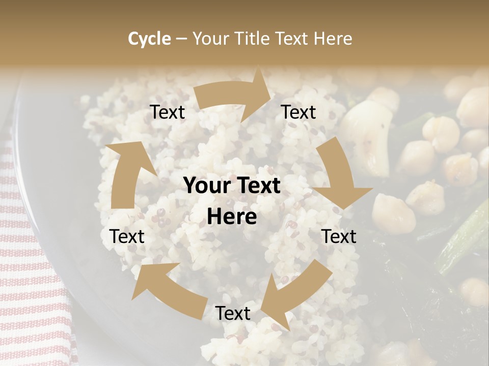 Vegetable Legumes Chick Peas PowerPoint Template