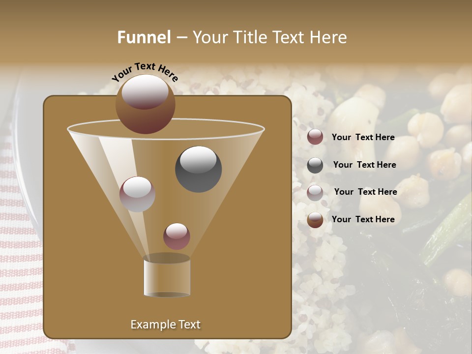 Vegetable Legumes Chick Peas PowerPoint Template