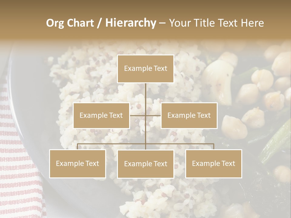 Vegetable Legumes Chick Peas PowerPoint Template