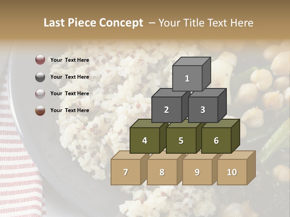 Vegetable Legumes Chick Peas PowerPoint Template