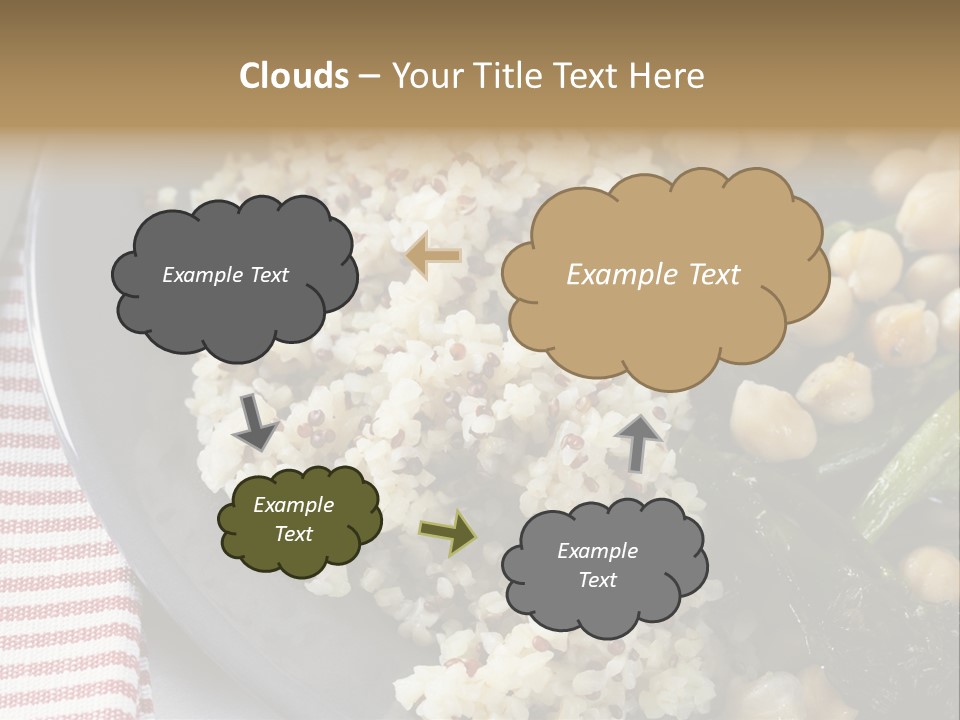 Vegetable Legumes Chick Peas PowerPoint Template