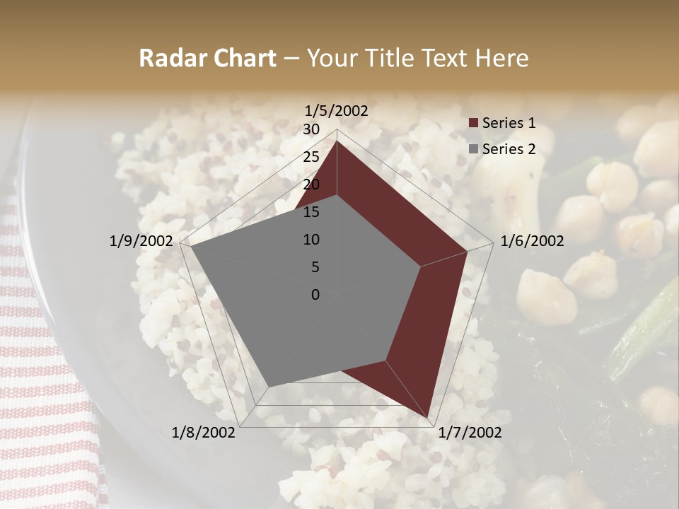 Vegetable Legumes Chick Peas PowerPoint Template