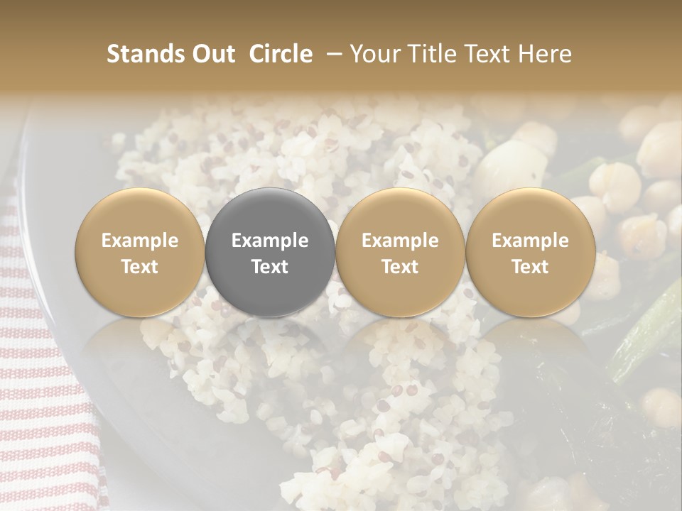 Vegetable Legumes Chick Peas PowerPoint Template