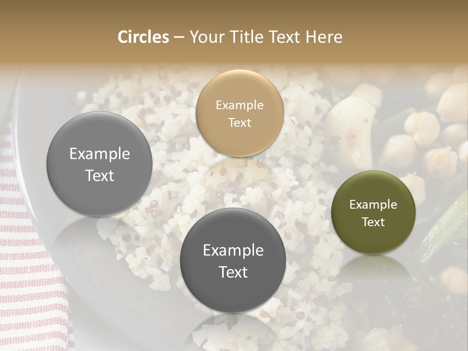 Vegetable Legumes Chick Peas PowerPoint Template