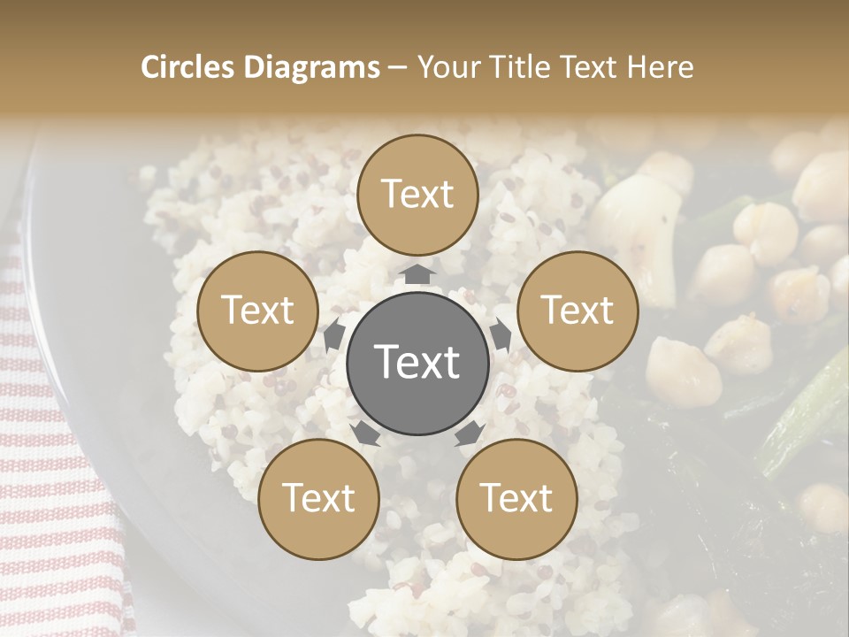 Vegetable Legumes Chick Peas PowerPoint Template