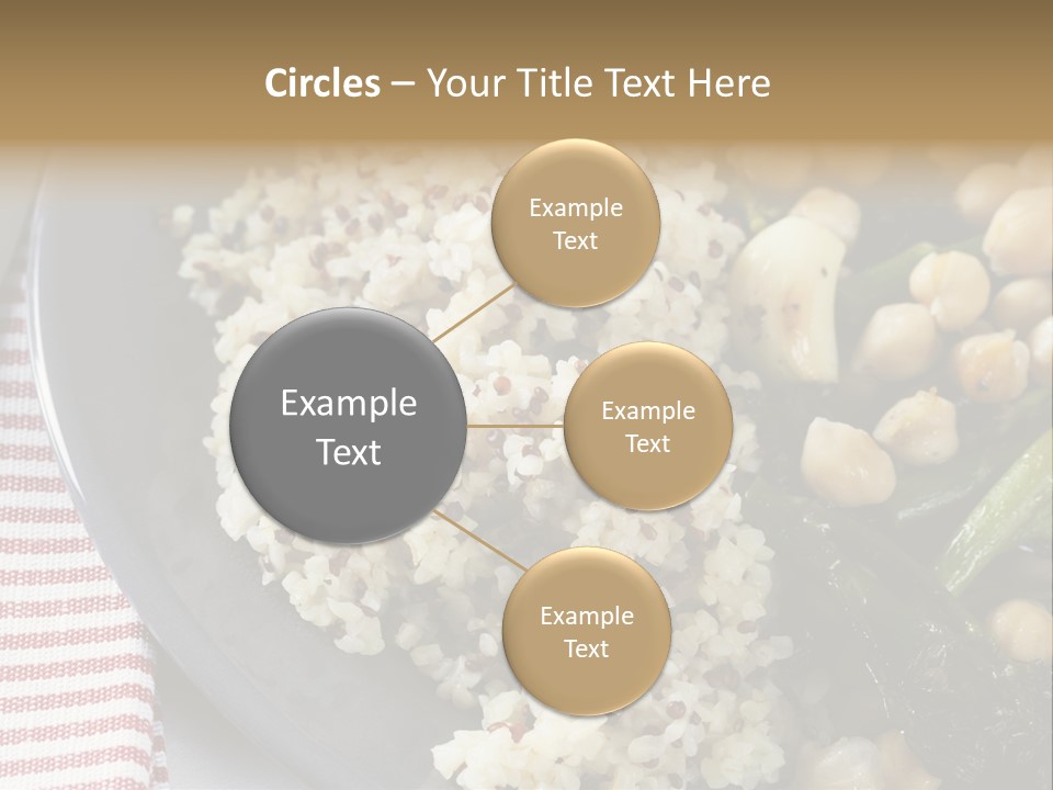 Vegetable Legumes Chick Peas PowerPoint Template