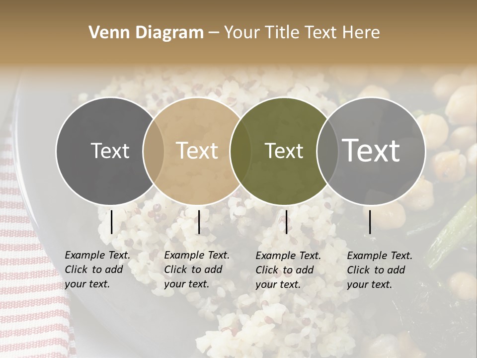 Vegetable Legumes Chick Peas PowerPoint Template