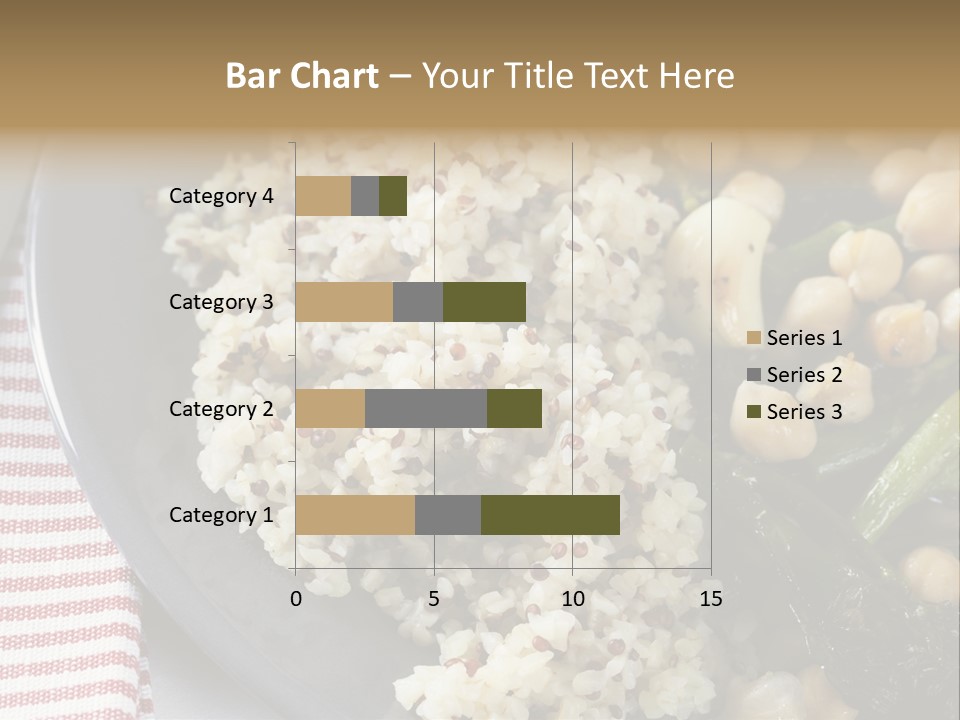 Vegetable Legumes Chick Peas PowerPoint Template