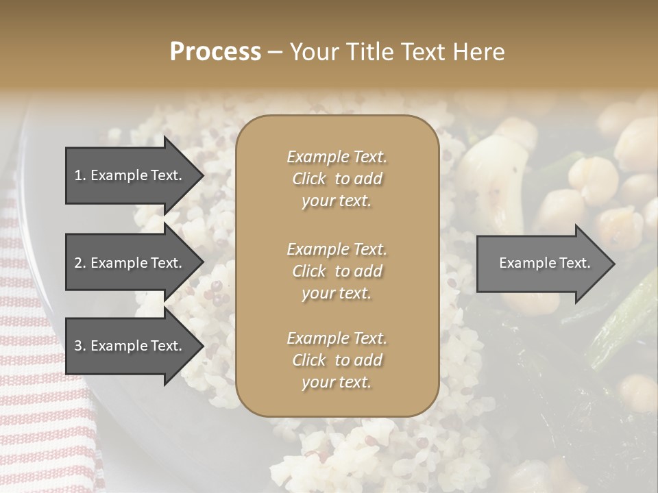 Vegetable Legumes Chick Peas PowerPoint Template