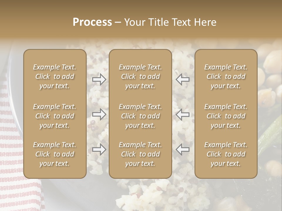 Vegetable Legumes Chick Peas PowerPoint Template