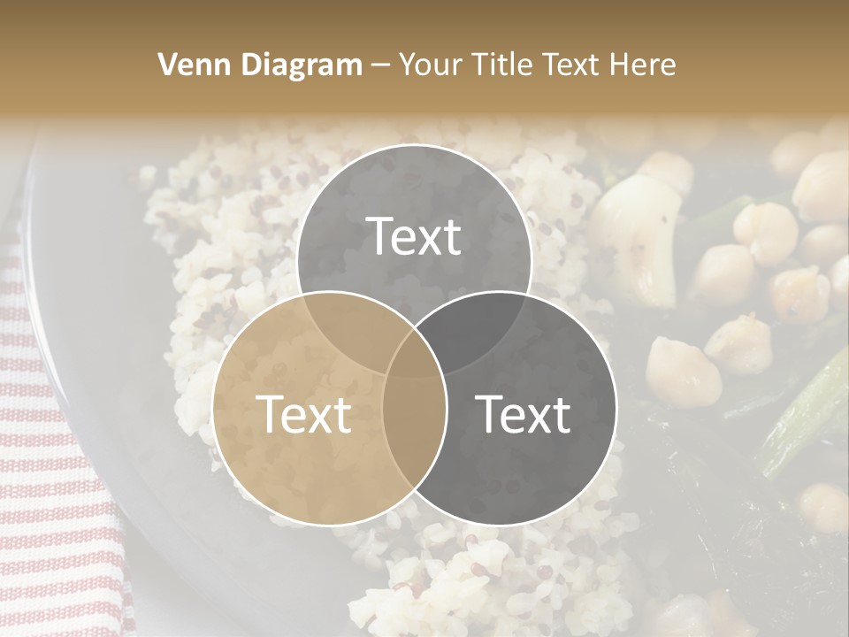 Vegetable Legumes Chick Peas PowerPoint Template