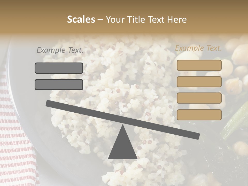 Vegetable Legumes Chick Peas PowerPoint Template