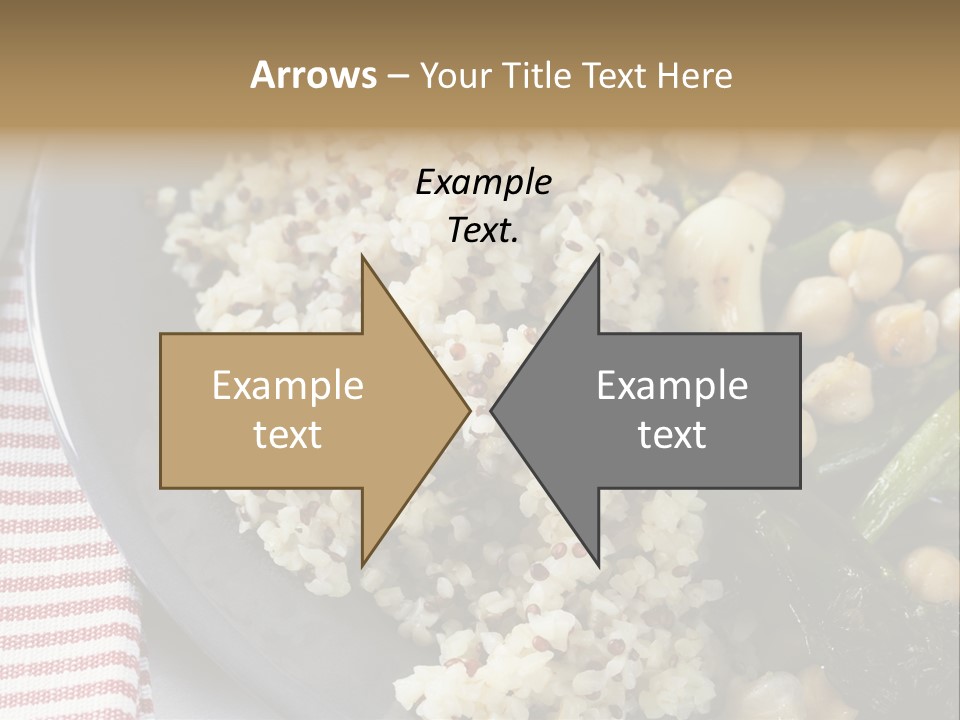 Vegetable Legumes Chick Peas PowerPoint Template