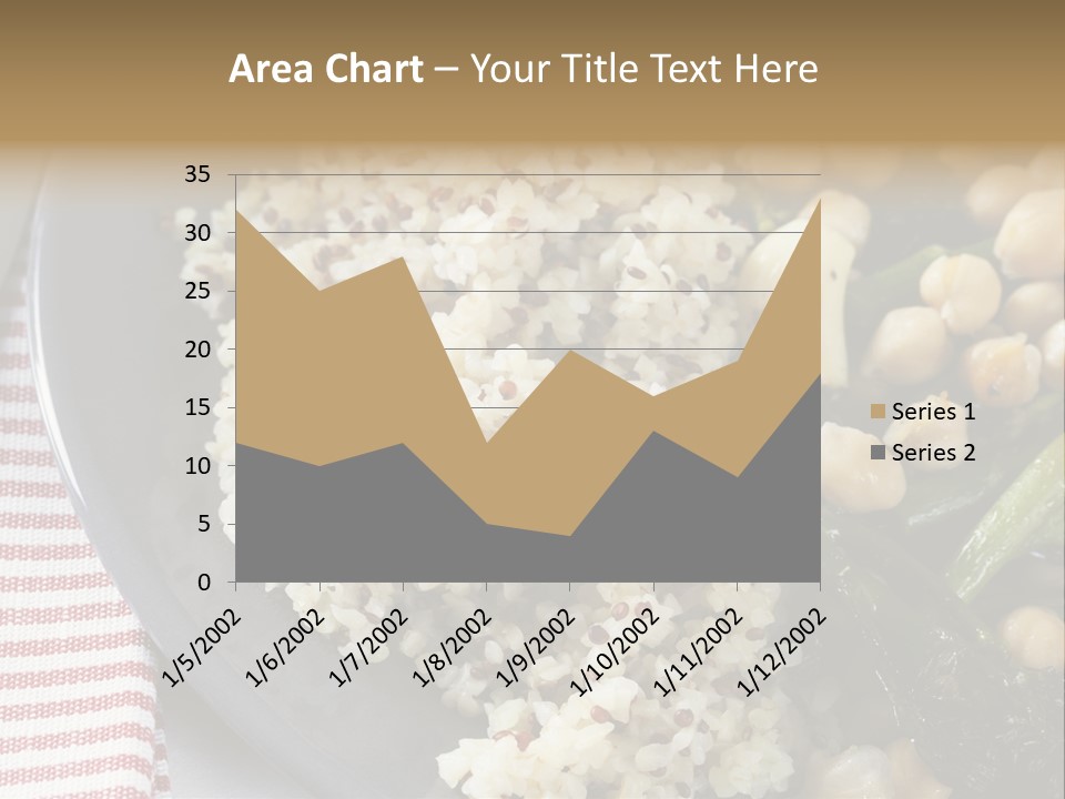 Vegetable Legumes Chick Peas PowerPoint Template