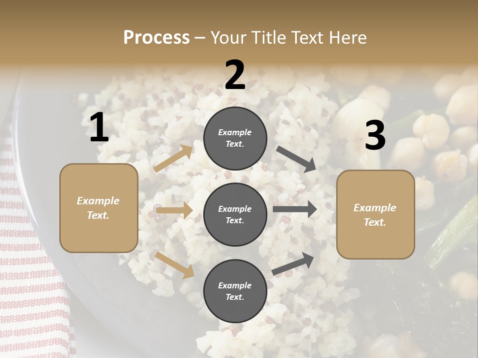 Vegetable Legumes Chick Peas PowerPoint Template