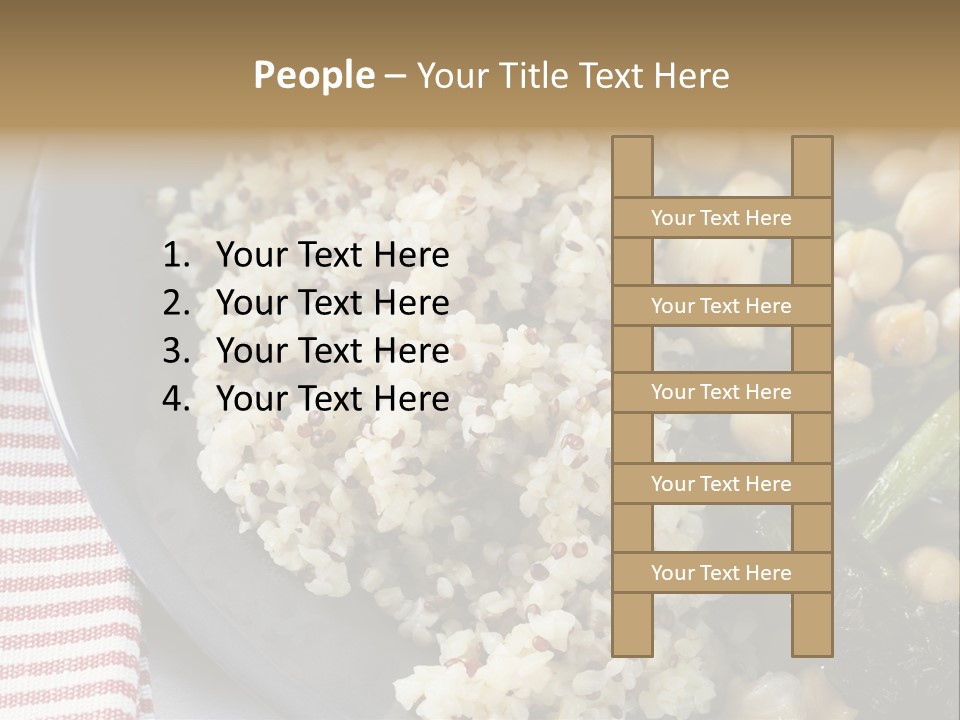 Vegetable Legumes Chick Peas PowerPoint Template