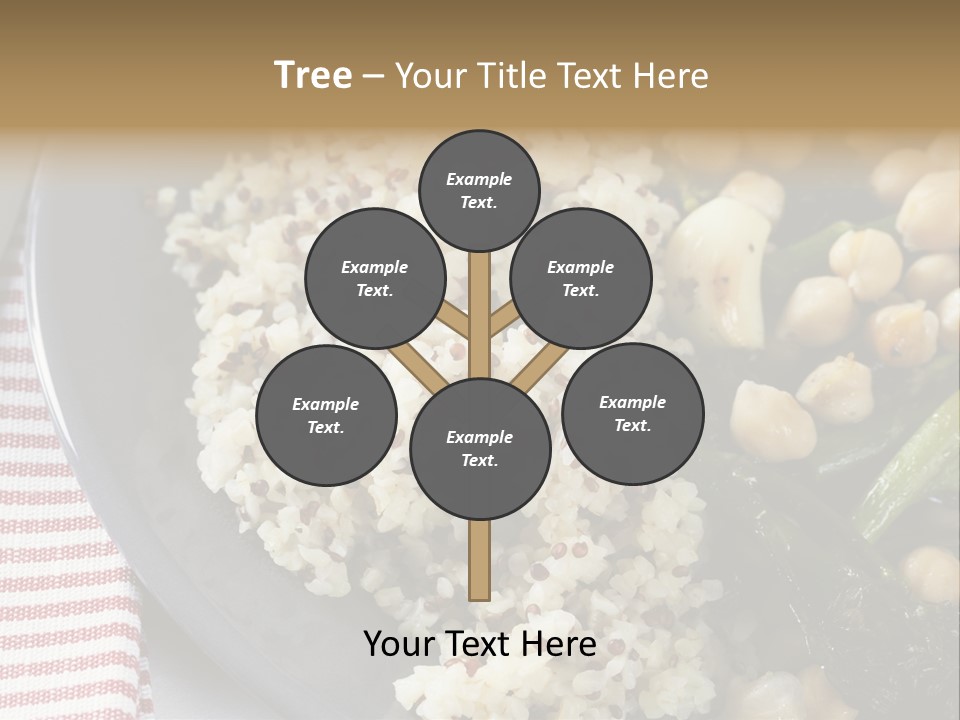Vegetable Legumes Chick Peas PowerPoint Template