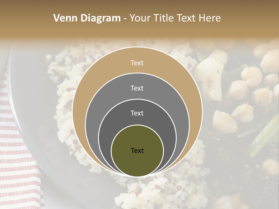 Vegetable Legumes Chick Peas PowerPoint Template