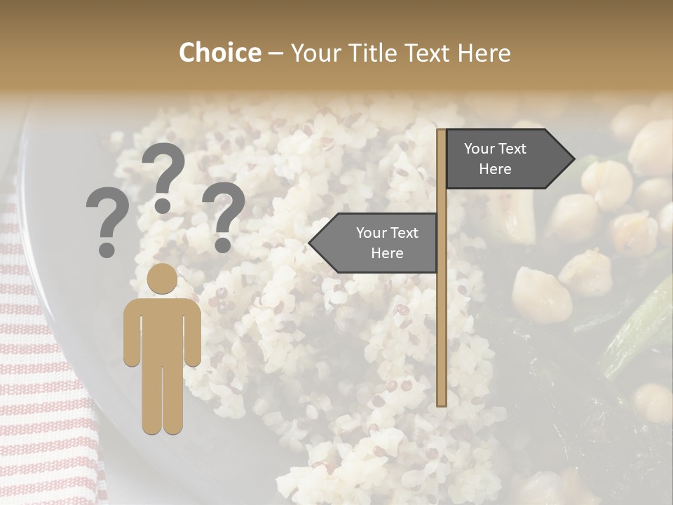 Vegetable Legumes Chick Peas PowerPoint Template