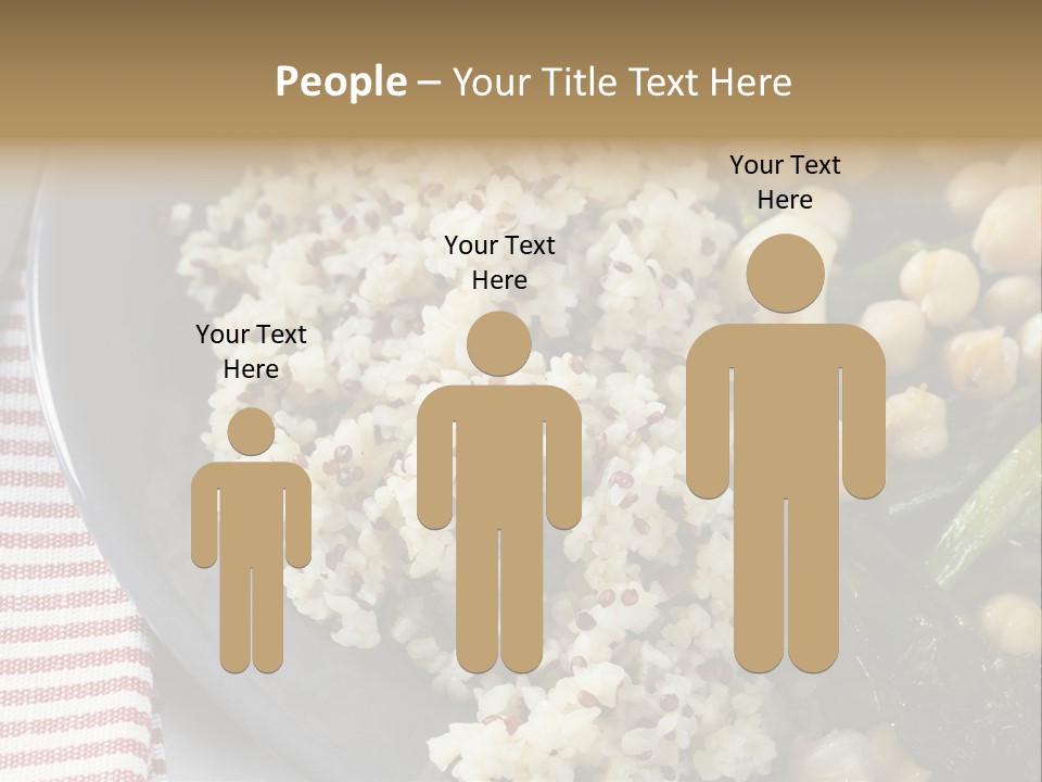 Vegetable Legumes Chick Peas PowerPoint Template