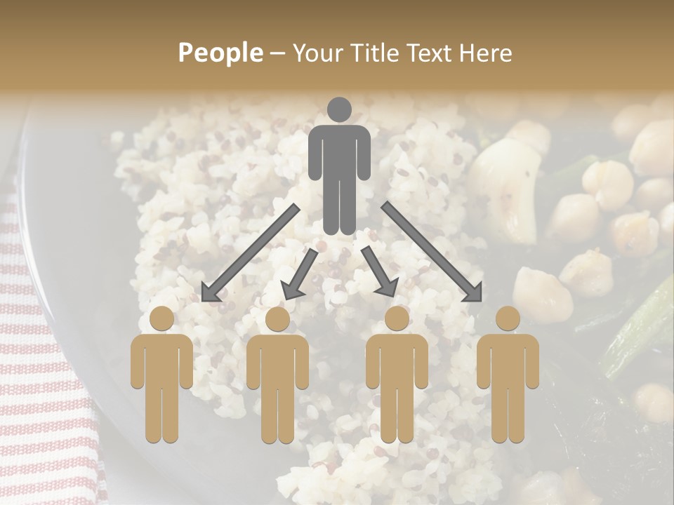 Vegetable Legumes Chick Peas PowerPoint Template