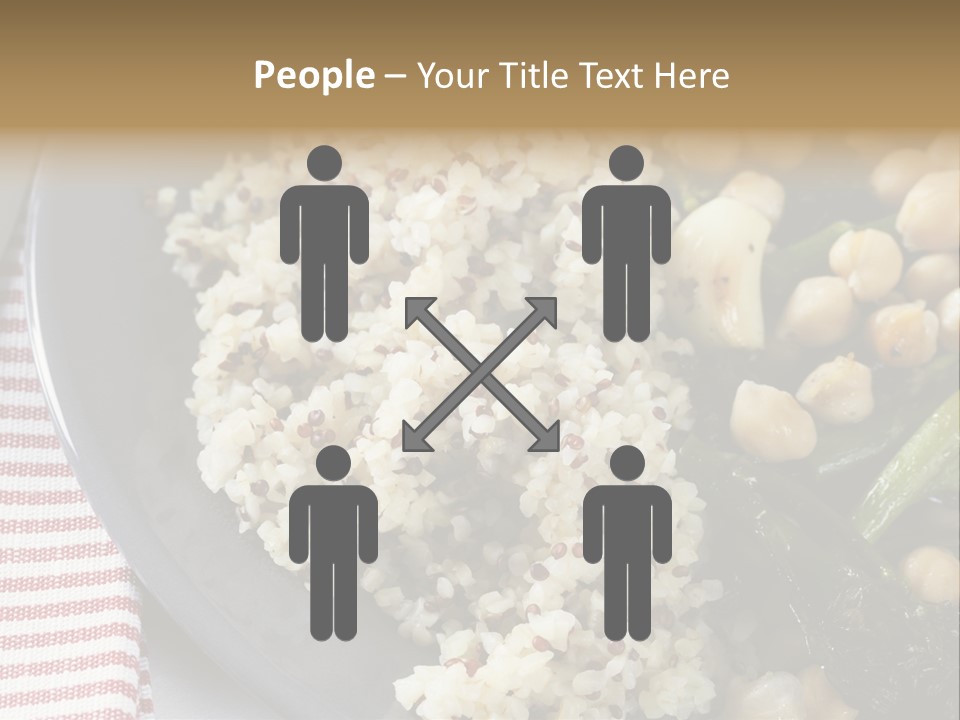 Vegetable Legumes Chick Peas PowerPoint Template