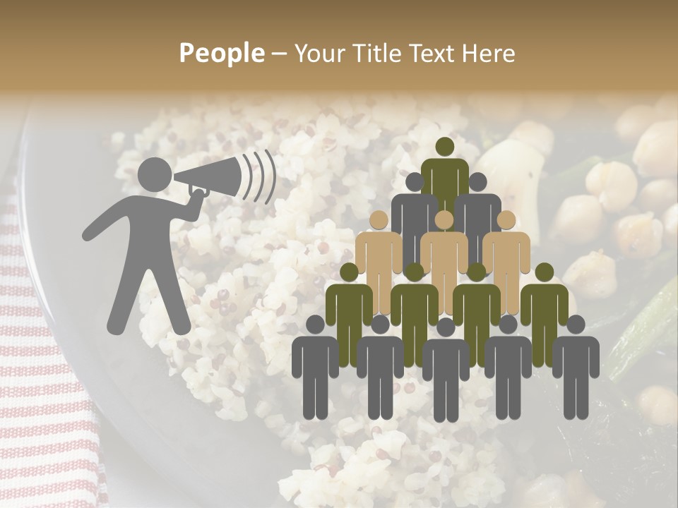 Vegetable Legumes Chick Peas PowerPoint Template