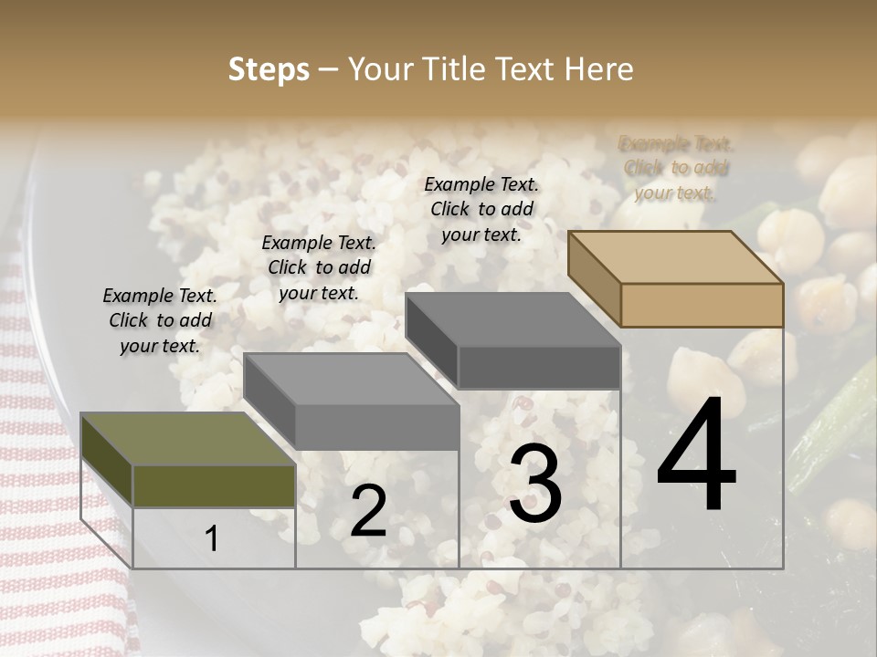 Vegetable Legumes Chick Peas PowerPoint Template