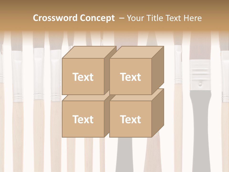 Education Artist Copy Space PowerPoint Template