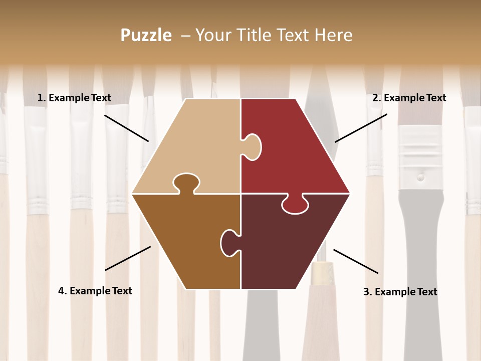 Education Artist Copy Space PowerPoint Template