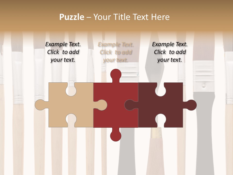 Education Artist Copy Space PowerPoint Template