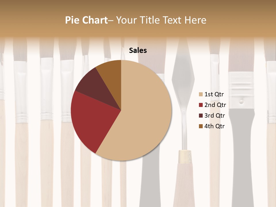 Education Artist Copy Space PowerPoint Template