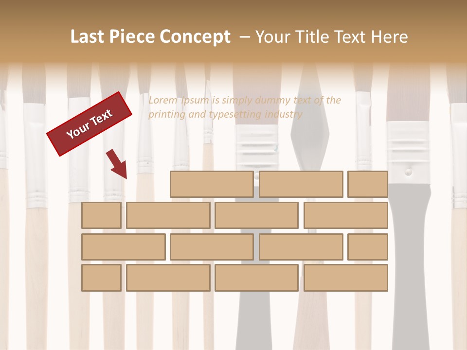 Education Artist Copy Space PowerPoint Template