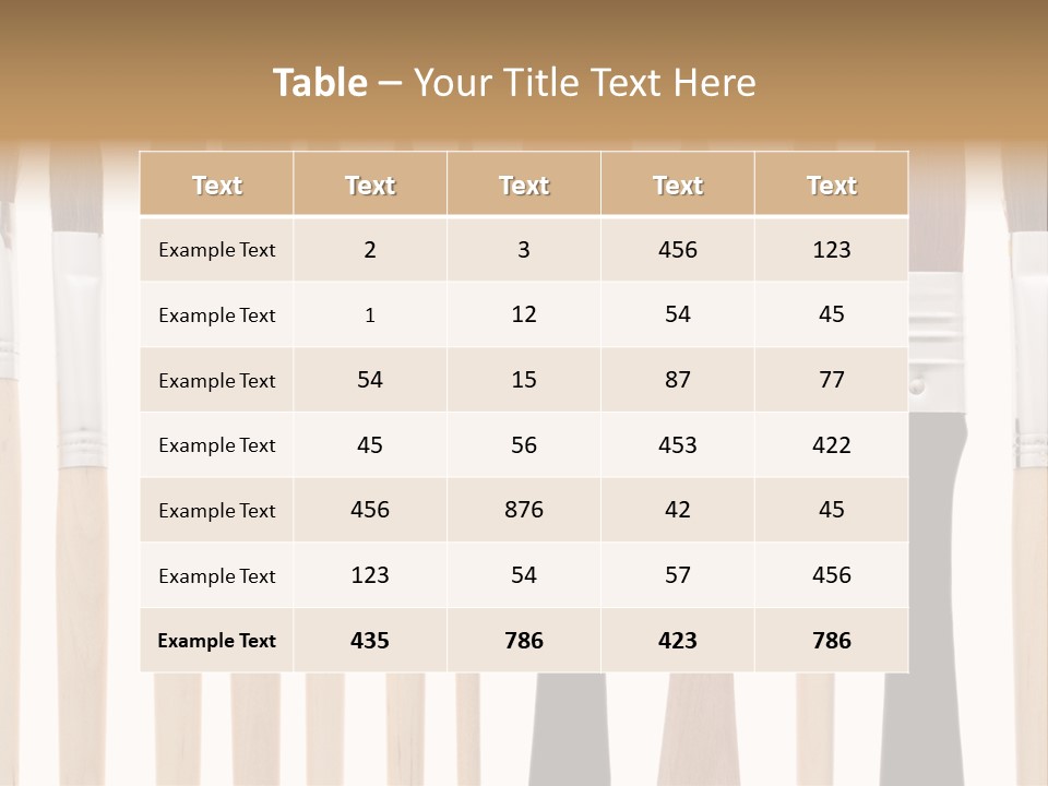 Education Artist Copy Space PowerPoint Template