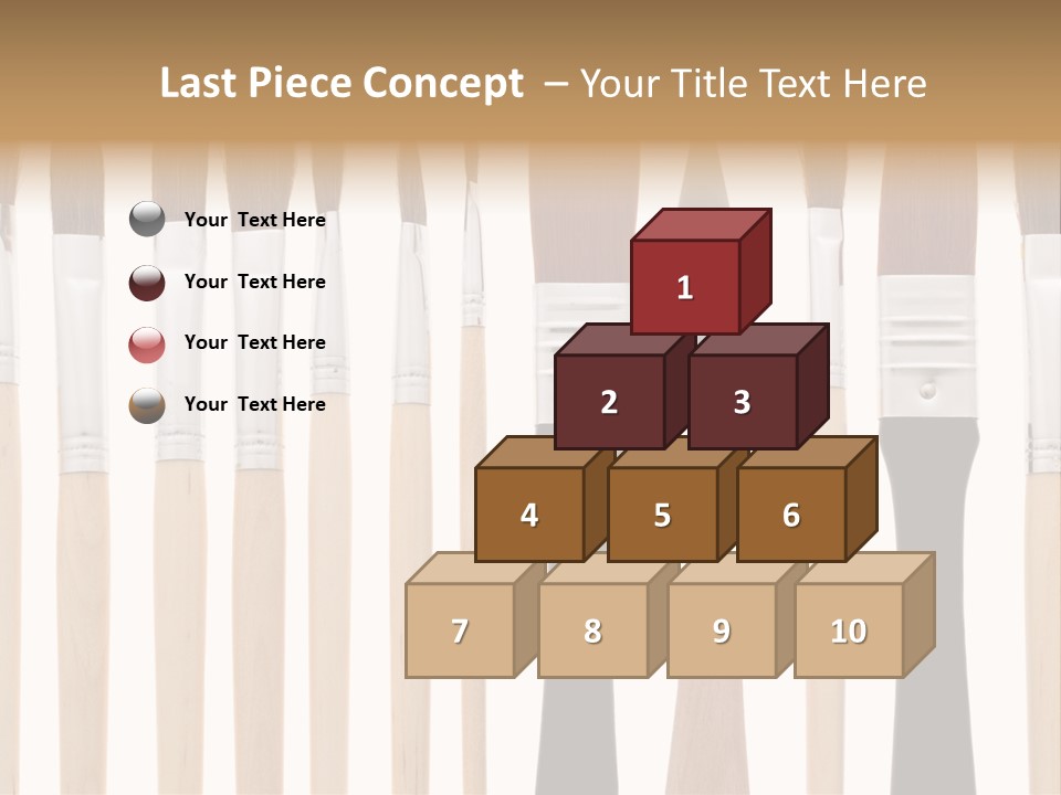 Education Artist Copy Space PowerPoint Template