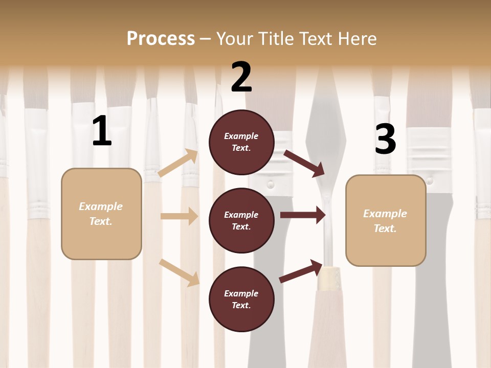 Education Artist Copy Space PowerPoint Template